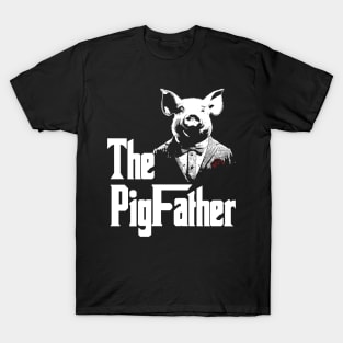 The Pigfather Funny Farmer T-Shirt